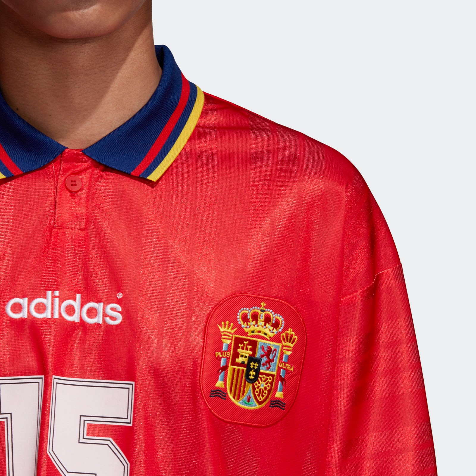 2018-19 spain adidas originals retro 1994 home shirt best sale